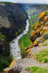 Beautiful river landscape, Armenia