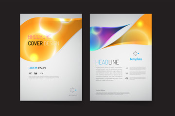 Brochure Layout template and background design