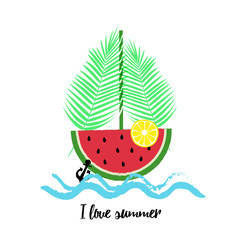 Greeting card - enjoy summer time