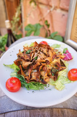  Artichokes Jewish-style  with copy space