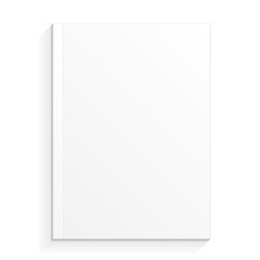 Blank Cover Of Magazine, Book, Booklet, Brochure. Illustration Isolated On White Background. Mock Up Template Ready For Your Design. Vector EPS10
