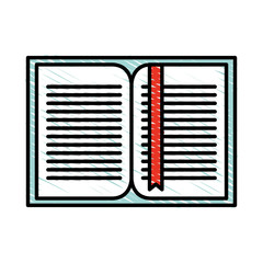 text book isolated icon vector illustration design