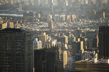 View of manhattan buildings.