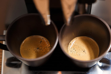 Coffee espresso. Cups Of Coffee