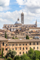 Fototapeta premium View of the old city Siena, Tuscany, Italy