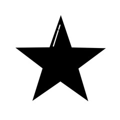 decorative star isolated icon vector illustration design