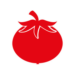 tomato fresh vegetable icon vector illustration design