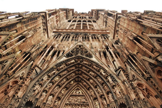 Portal M&uuml;nster in Strasburg, Elsass