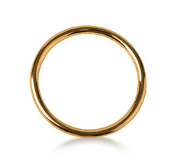 Lonely golden wedding ring