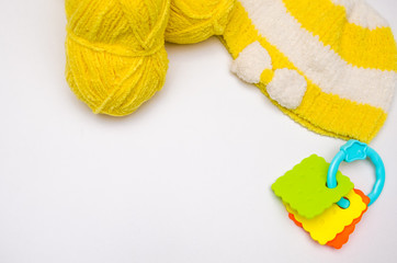 Вязание и детская шапка