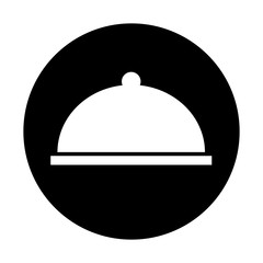 Obraz premium tray server isolated icon vector illustration design