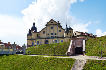 Fototapeta na wymiar Medieval castle in Nesvizh, Belarus