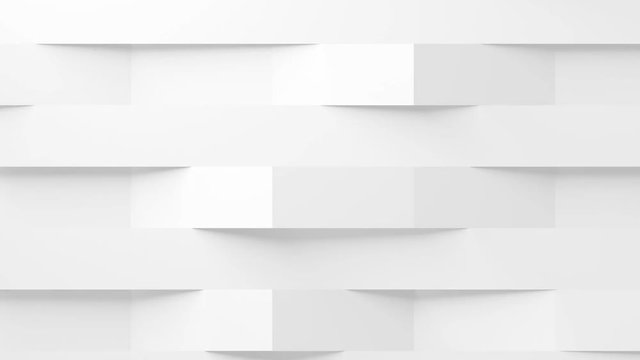 Bandeaux de papier se pliant et se d&eacute;pliant. Rendu 3D
