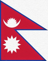Flag of Nepal Wall.