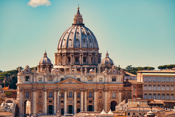Vatican city. St Peter's Basilica.