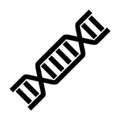 DNA Icon Symbol Design. Flat Vector illustration isolated on white background. DNA helix