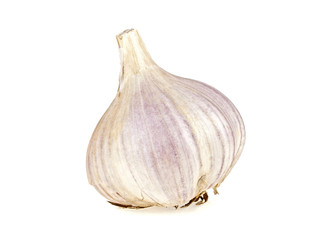 Obraz premium Garlic cloves isolated on white background