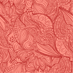 Fototapeta na wymiar vector floral seamless pattern background