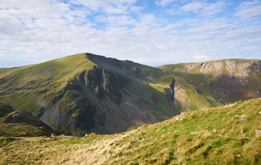 Views of the Summit of Dale Head and Hindscarth in the Lake District, England, UK.