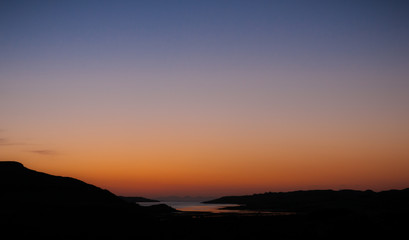 Dämmerung am Meer