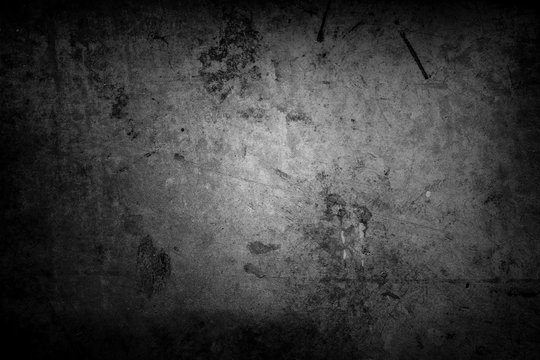 Grey dark grunge wall background © Stillfx