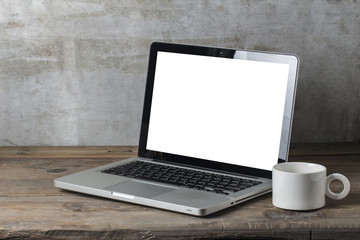 Fototapeta premium Notebook computer