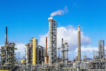 Obraz na płótnie Canvas Oil refinery. Mongstad, Norway.