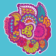 Mehndi design. Patterns.