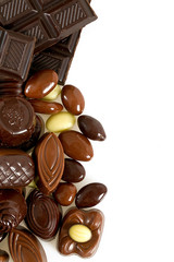 assortment of chocolate candies