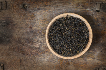 Black tea background
