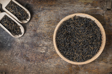 Black tea background