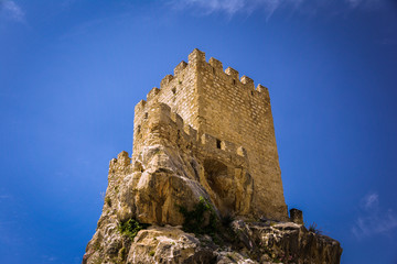 Fototapeta na wymiar Castle of Zuheros, Cordoba, Andalusia, Spain