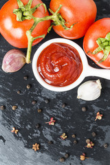 The board's tomato sauce