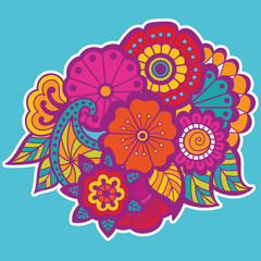 Mehndi design. Patterns.