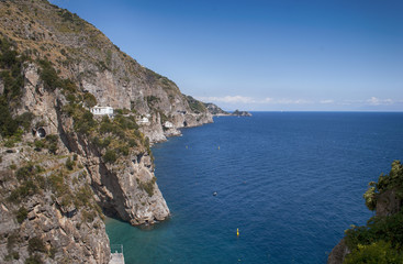 Bay  of the Praiano village