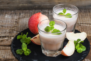 Production of peach juice