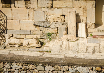 Ancient ruins of Acropolis, Athens.