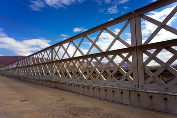 Navajo Bridge and Blue Sky