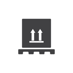 Delivery box icon vector