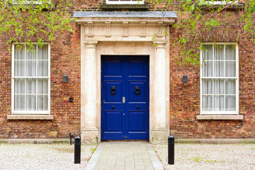 traditional english home entrance