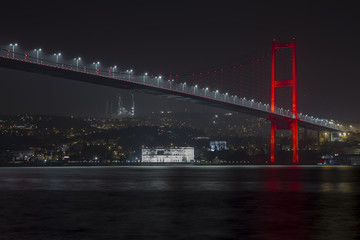 Fototapeta na wymiar Bosphorus bridge 