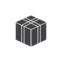 Delivery box icon vector