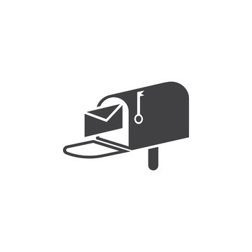Mail box icon - Vector