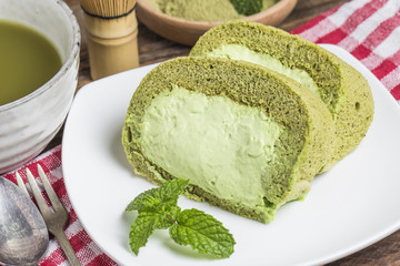 Green Tea cake, green tea