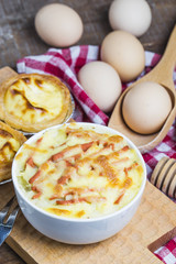 Egg Tart, put on the table Egg Tart