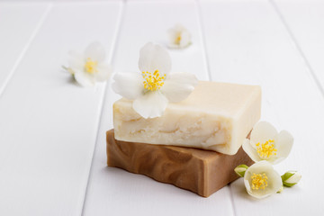 Hand made jasmine soap
