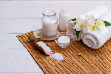 Spa setting and health care items