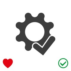screwdriver icon stock vector illustration flat design