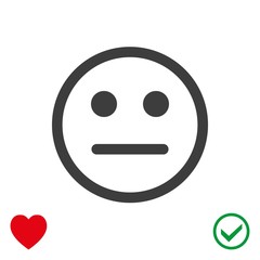 Smile icon stock vector illustration flat design