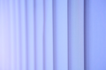 Obraz premium White vertical blinds.